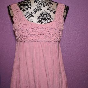 Julie's Closet Pink embellished empire waistlpplpw